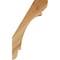 Ekena Millwork 6"W x 12"D x 20"H Olympic Rough Sawn Knee Brace, Western Red Cedar BRC06X12X20OLY00RWR - alternate 2